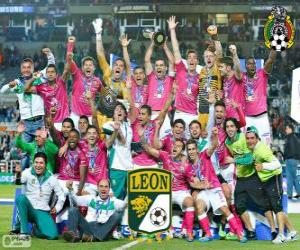Puzzle Λέσχη Λεόν F.C., πρωταθλητής Clasura Μεξικό 2014